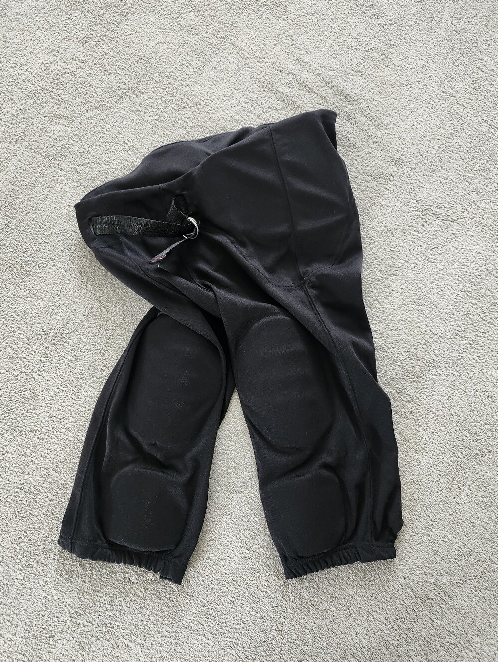 Black Padded football Pants